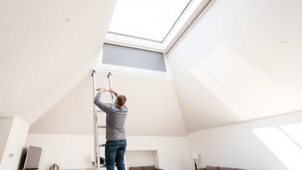 Skylight Blinds Installation Iver